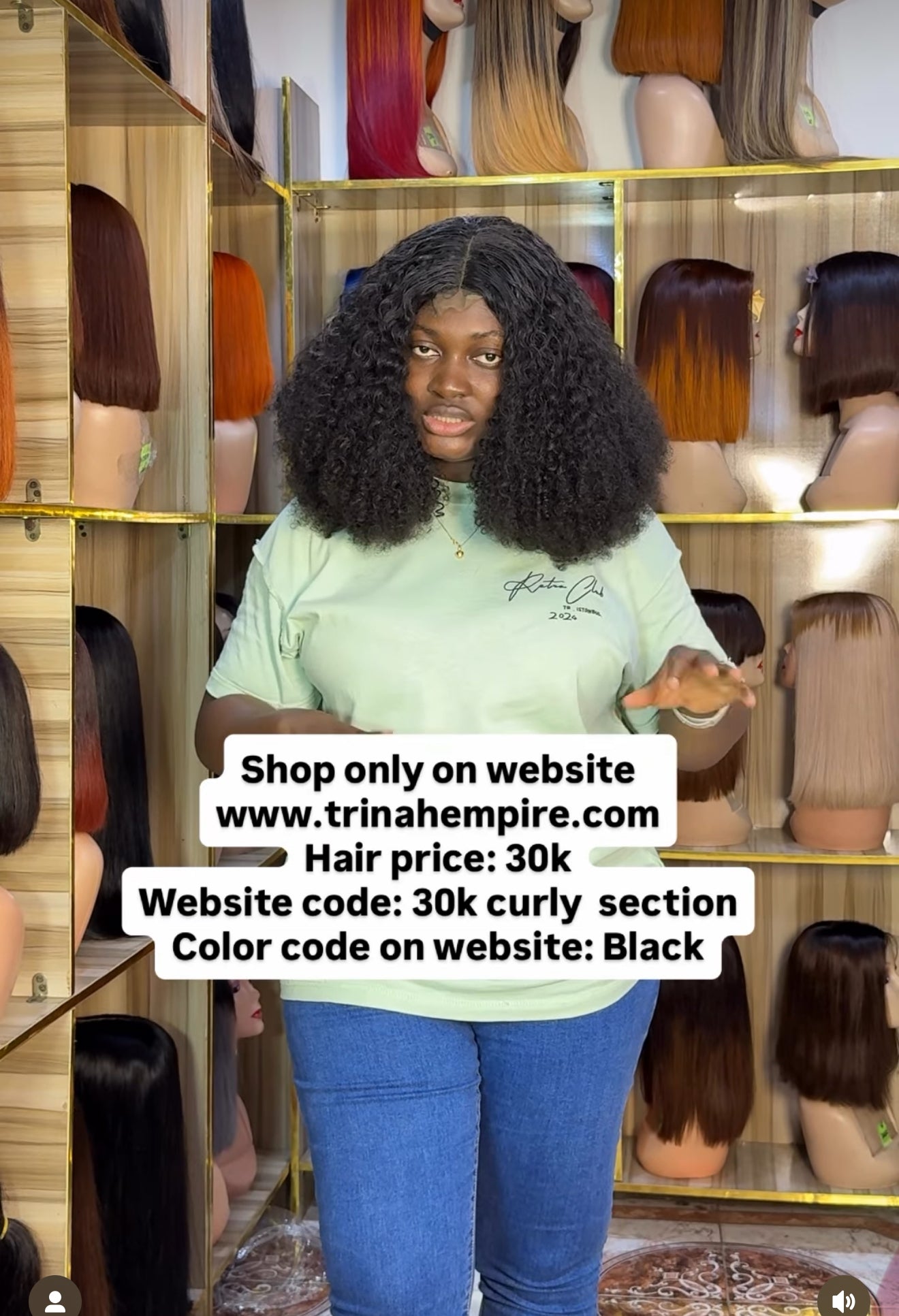 Website code:30k curly