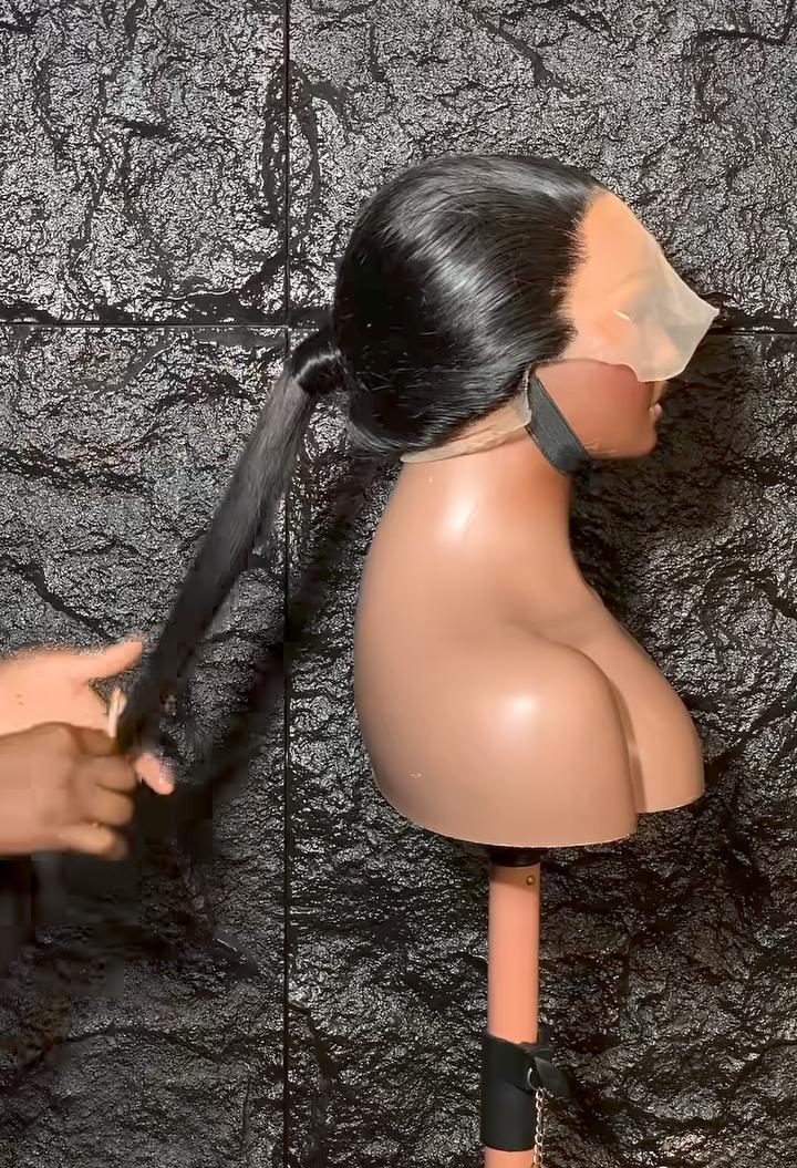 360 Silky straight wig